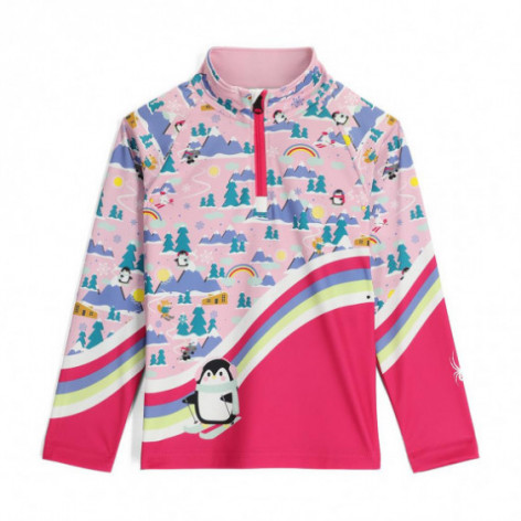 GOLF SPYDER 125302 REFLECT 1/2 ZIP KG JR